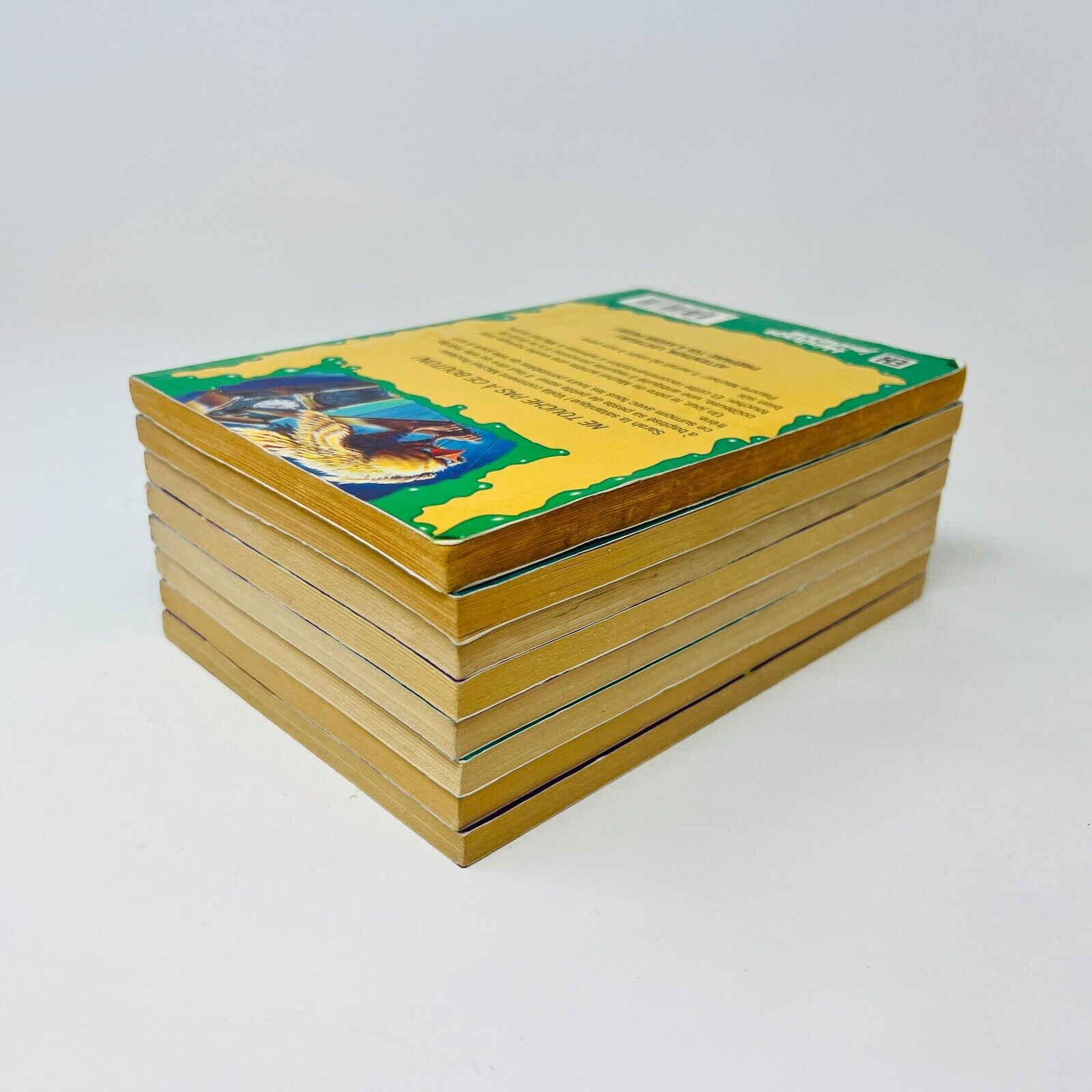 8x Chair de Poule EH Lot French Goosebumps Français R.L. Stine 90s Plage Hantée