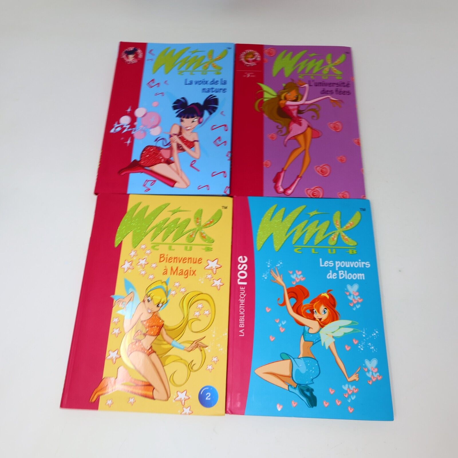Winx Club La Bibliothèque Rose Enfants Ados Fées Lot 40 Livres Français French