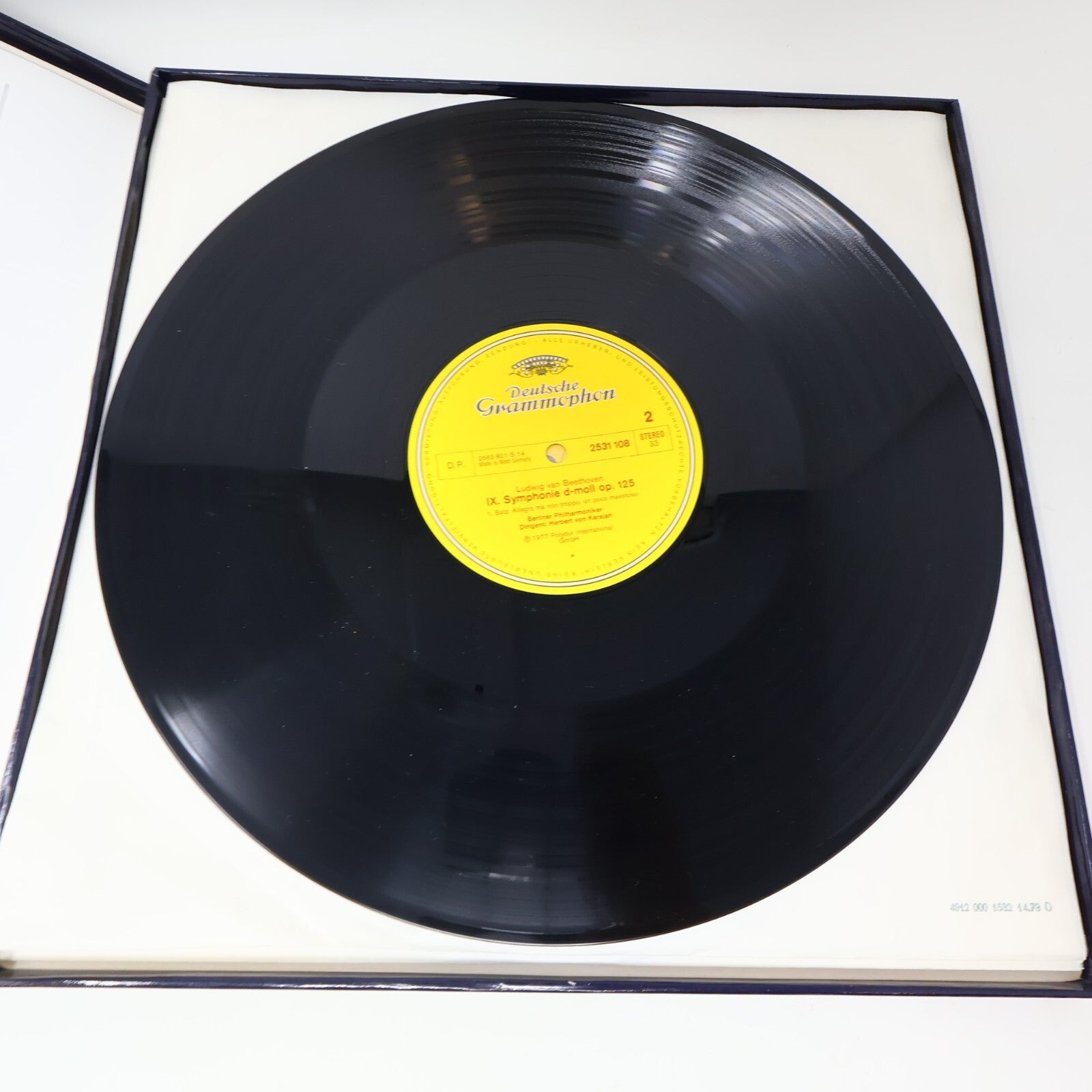 Beethoven Symphonie Nr. 1-2 5-6 8-9 Herbert von Karajan Berliner Lot 4 LP Record
