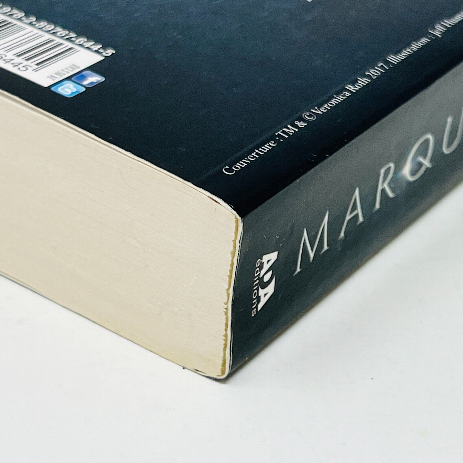 2017 Marquer les Ombres de Veronica Roth Livre ADA en Français/French Paperback