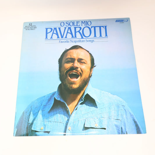 Luciano Pavarotti O Sole Mio Favorite Neapolitan Songs LP Record Vinyl OS 26560