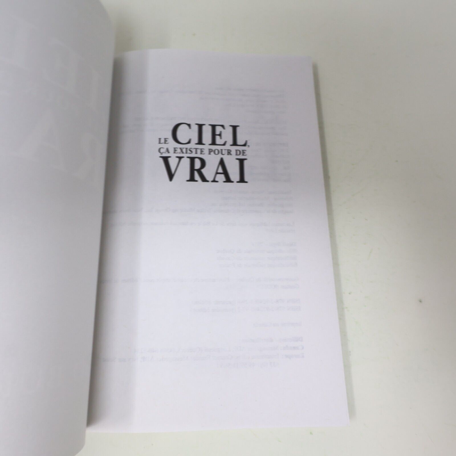 2014 Le Ciel ça Existe pour de Vrai Todd Burpo Réincarnation Spiritualité Livre