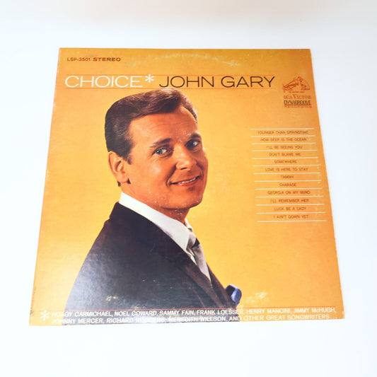 John Gary Choice LP Record Vinyl RCA Victor LSP-3501 Canada I'll Be Seeing You