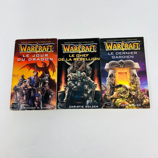 Livres Warcraft 1-3 Fleuve Noir Le Jour du Dragon Chef de Rébellion Français Lot