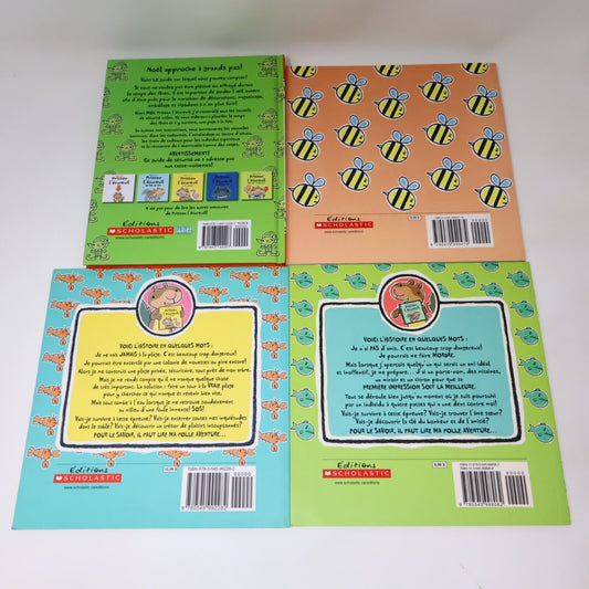 Frissons l'Écureuil Lot 4 Livres Jeunes Enfants Mélanie Watt Scholastic French