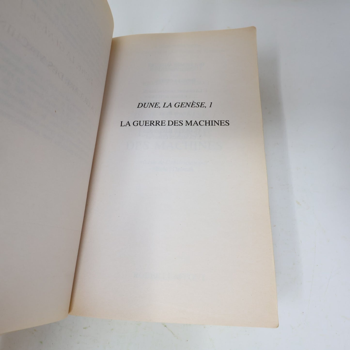Dune la Genèse #1-3 Série Complète Lot 3 Livres Brian Herbert/Kevin J. Anderson