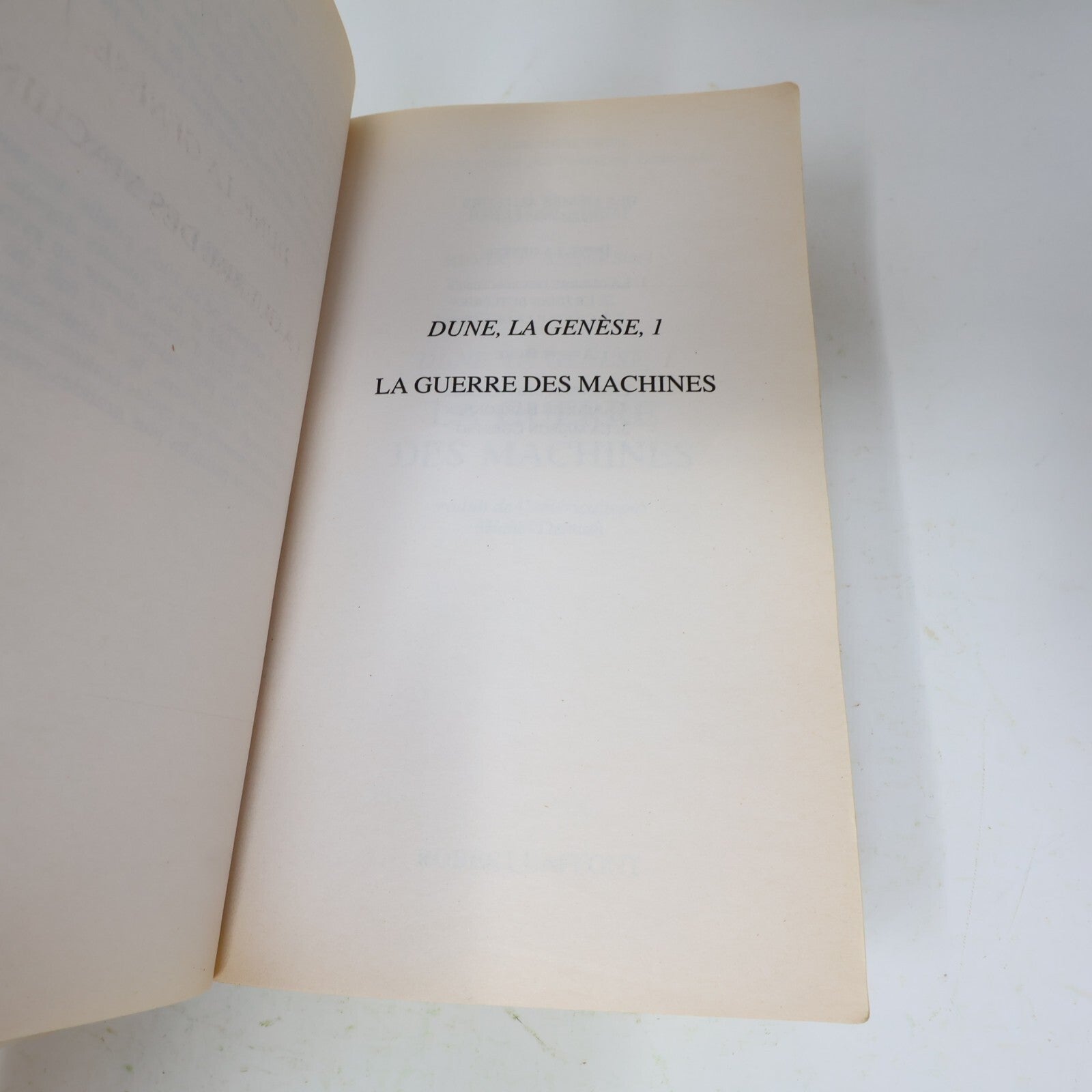 Dune la Genèse #1-3 Série Complète Lot 3 Livres Brian Herbert/Kevin J. Anderson