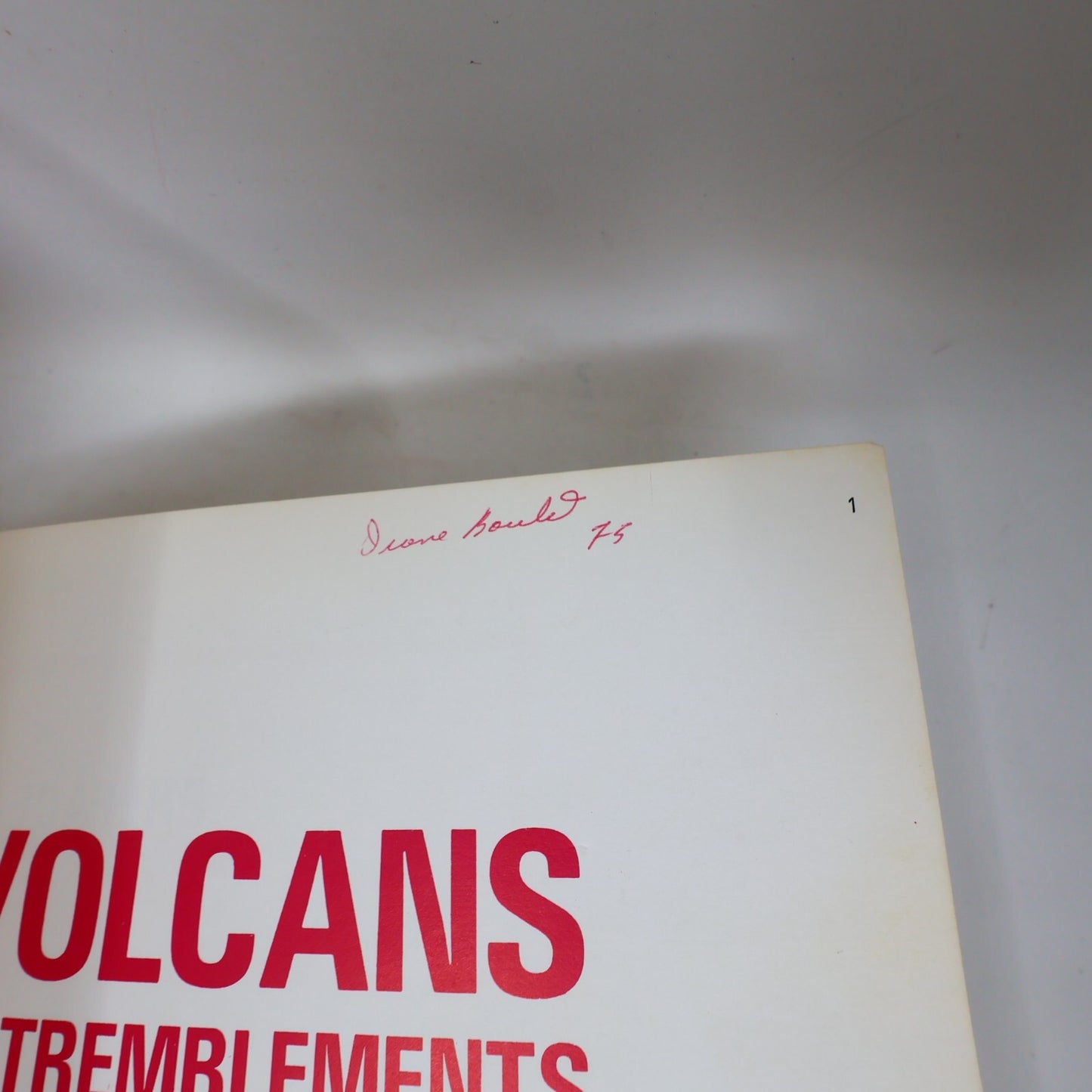 1971 Volcans et Tremblements de Terre Deux Coqs d'Or Géographie Géologie Livre