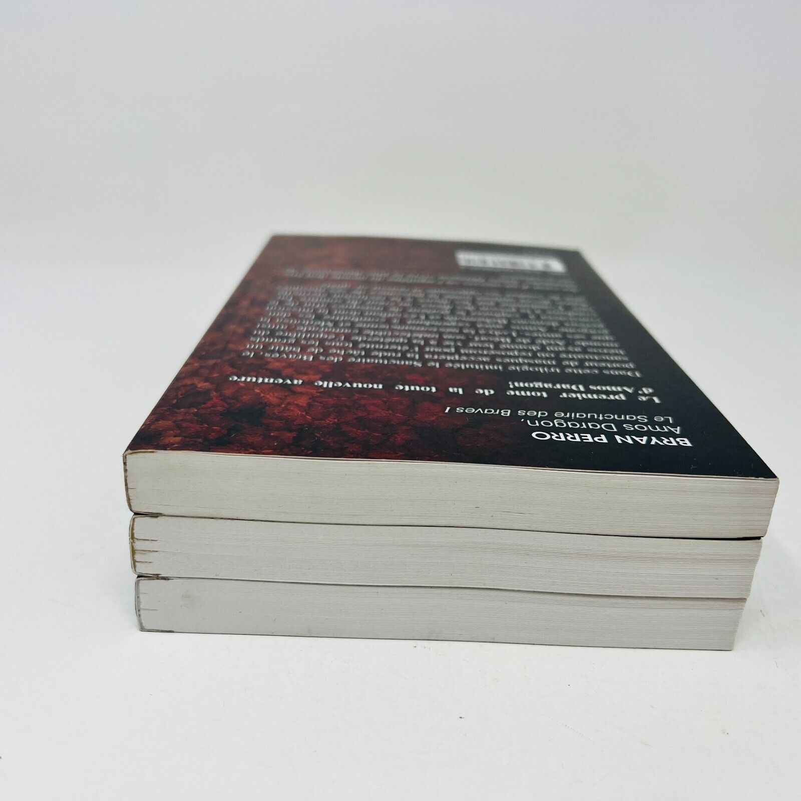 Lot Amos Daragon Le Sanctuaire des Braves #1-3 Série Complète Bryan Perro Livres