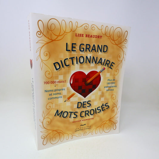 2014 Le Grand Dictionnaire des Mots Croisés Édition Augmentée Lise Beaudry Livre