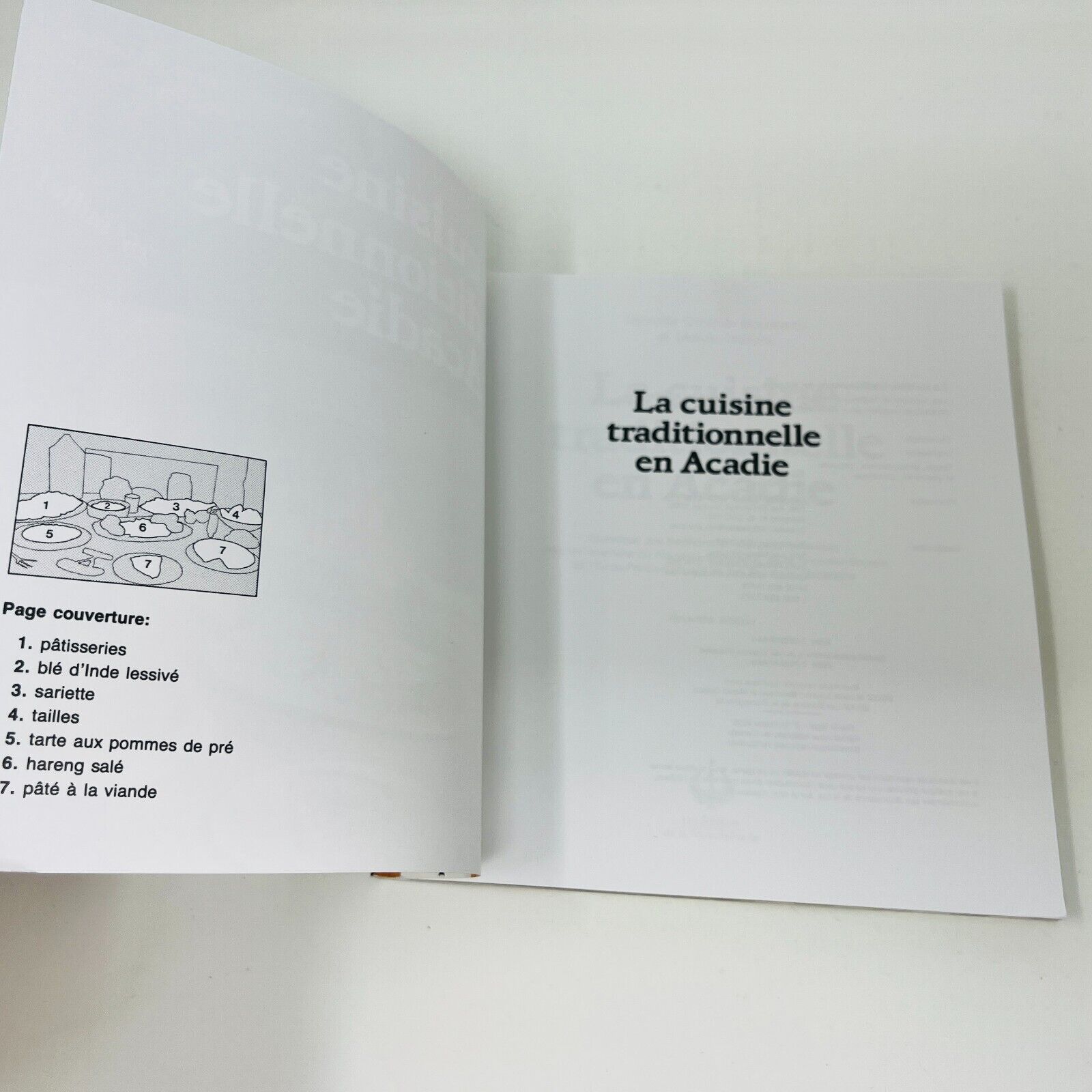 2002 La Cuisine Traditionnelle en Acadie Livre Recettes Boudreau/Melvin Gallant