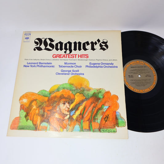 Wagner Greatest Hits Bernstein Szell Ormandy Masterworks LP Record Vinyl MS 7511