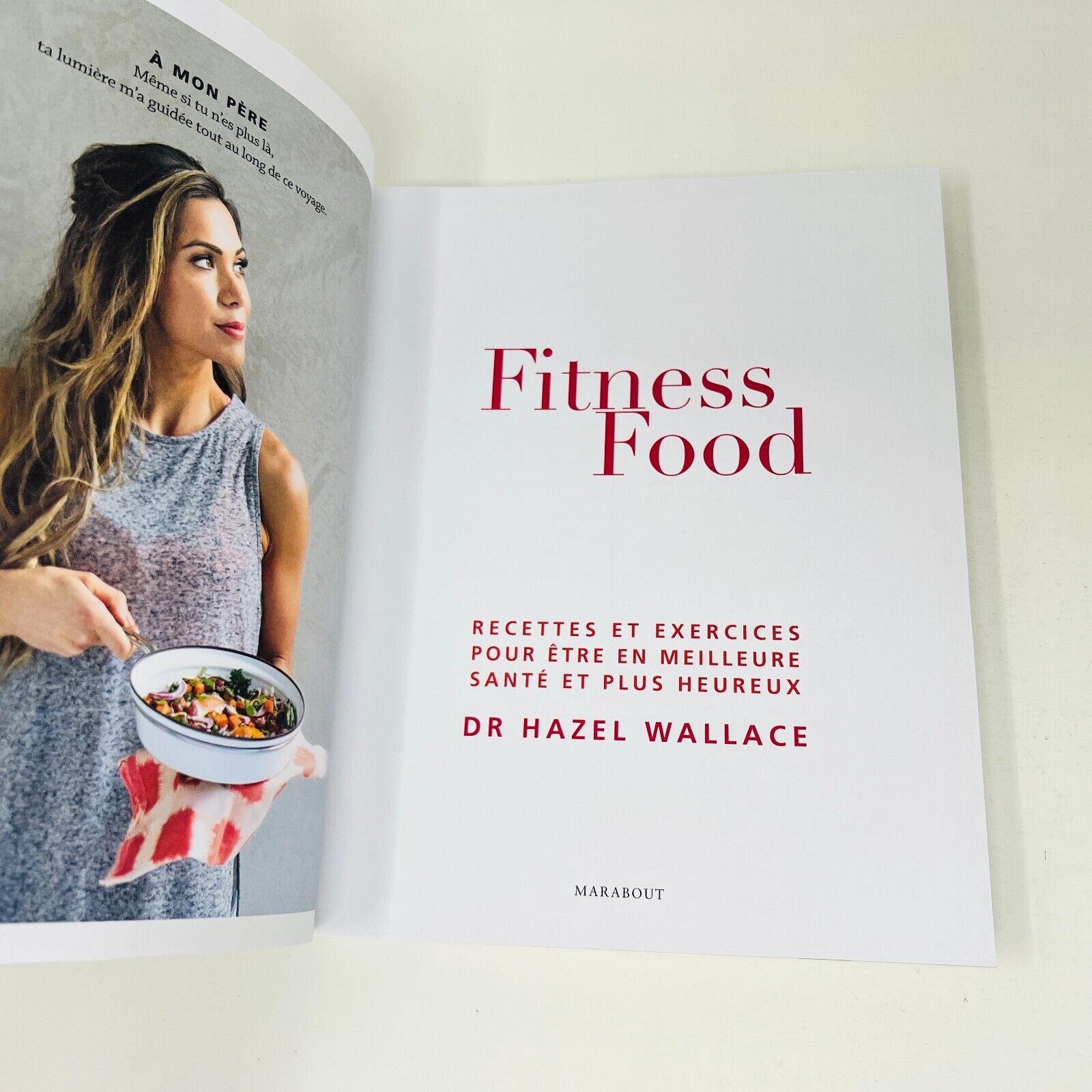 2018 Fitness food de Dr Hazel Wallace Livre Marabout en Français Santé Recettes