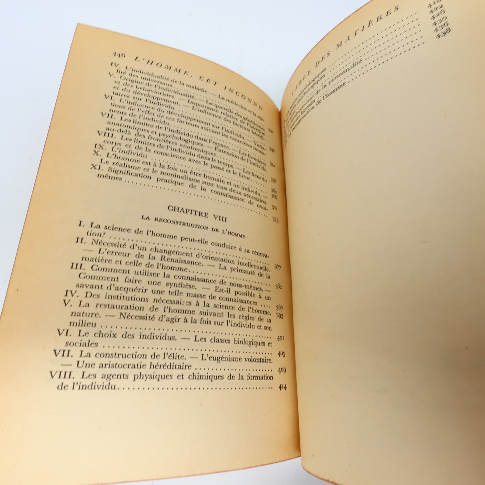 1966 L'Homme Cet Inconnu Alexis Carrel Poche Sciences Biologie Médecine Français
