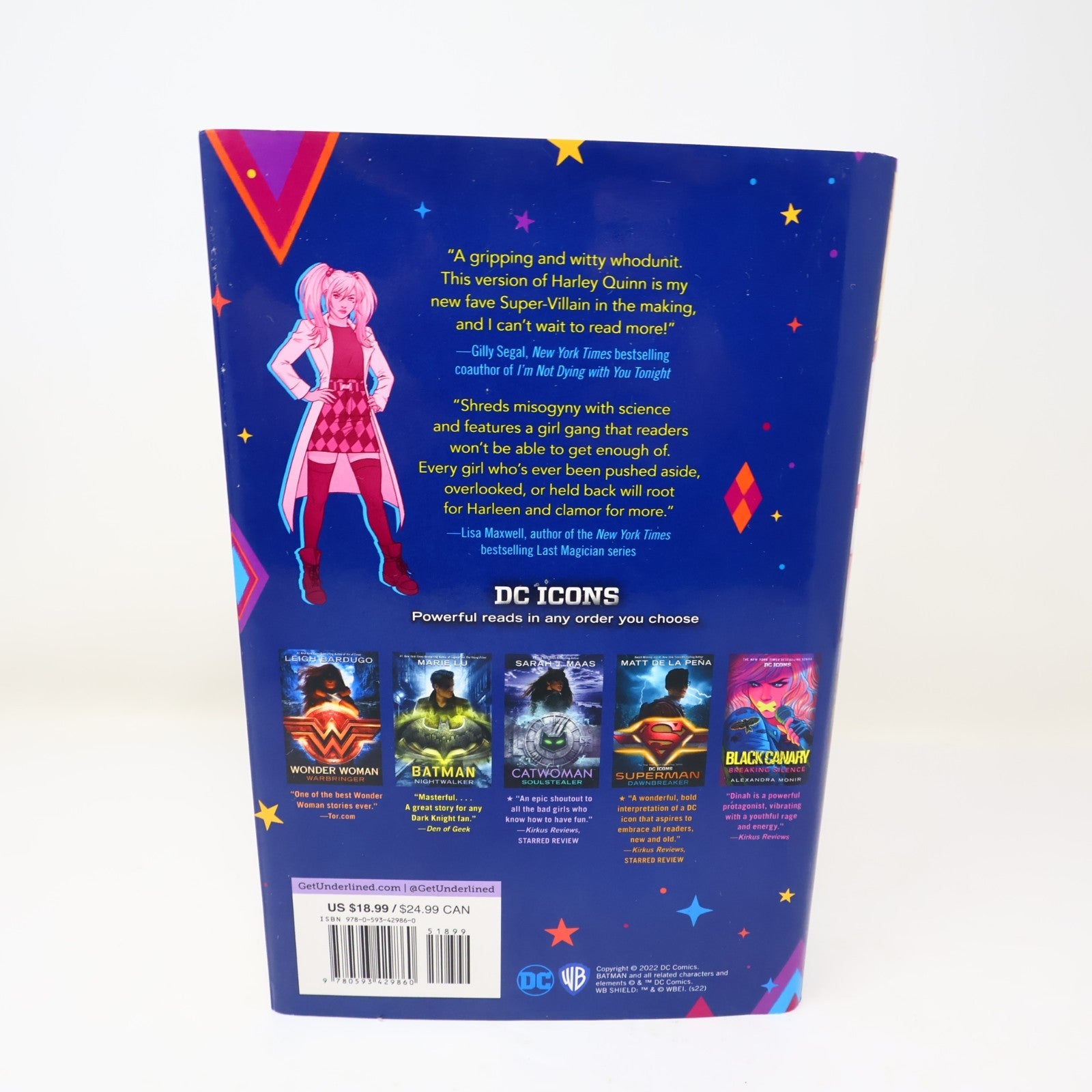 Harley Quinn Reckoning Rachael Allen Random House 2022 HC DJ Young Adult Fantasy