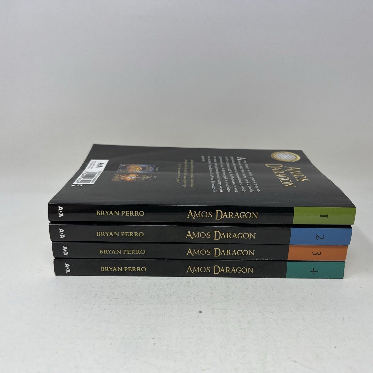Amos Daragon #1-2-3-4 de Bryan Perro Lot Livres Édition 2020 Porteur de Masques