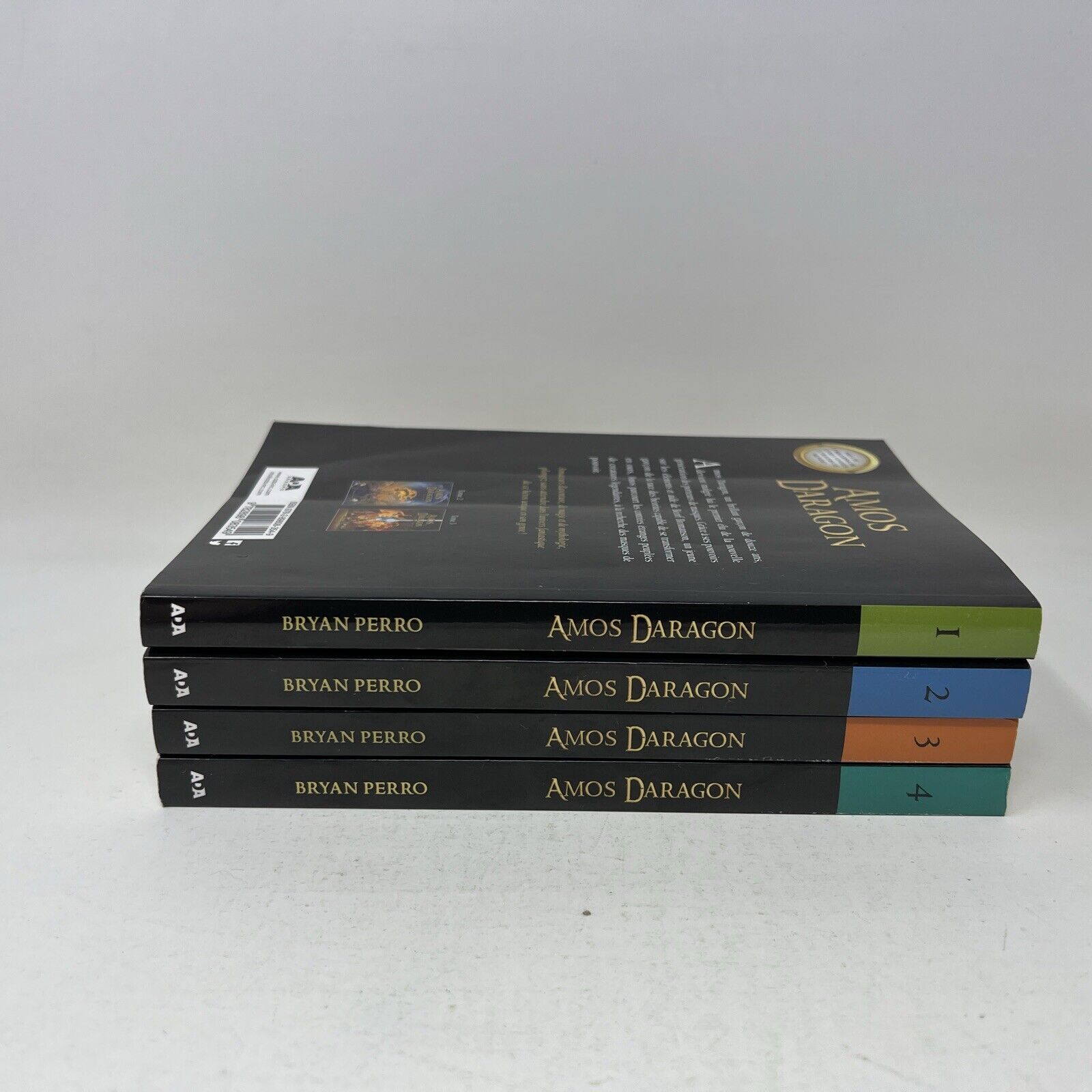 Amos Daragon #1-2-3-4 de Bryan Perro Lot Livres Édition 2020 Porteur de Masques