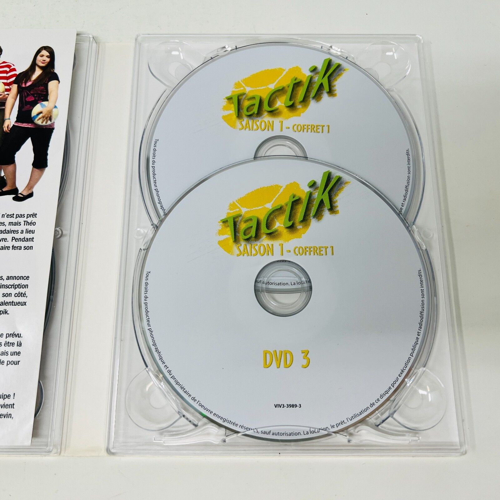 2008 Tactik Saison 1 Coffret 1 DVD Testé en Français Télé-Québec Pier-Luc Funk