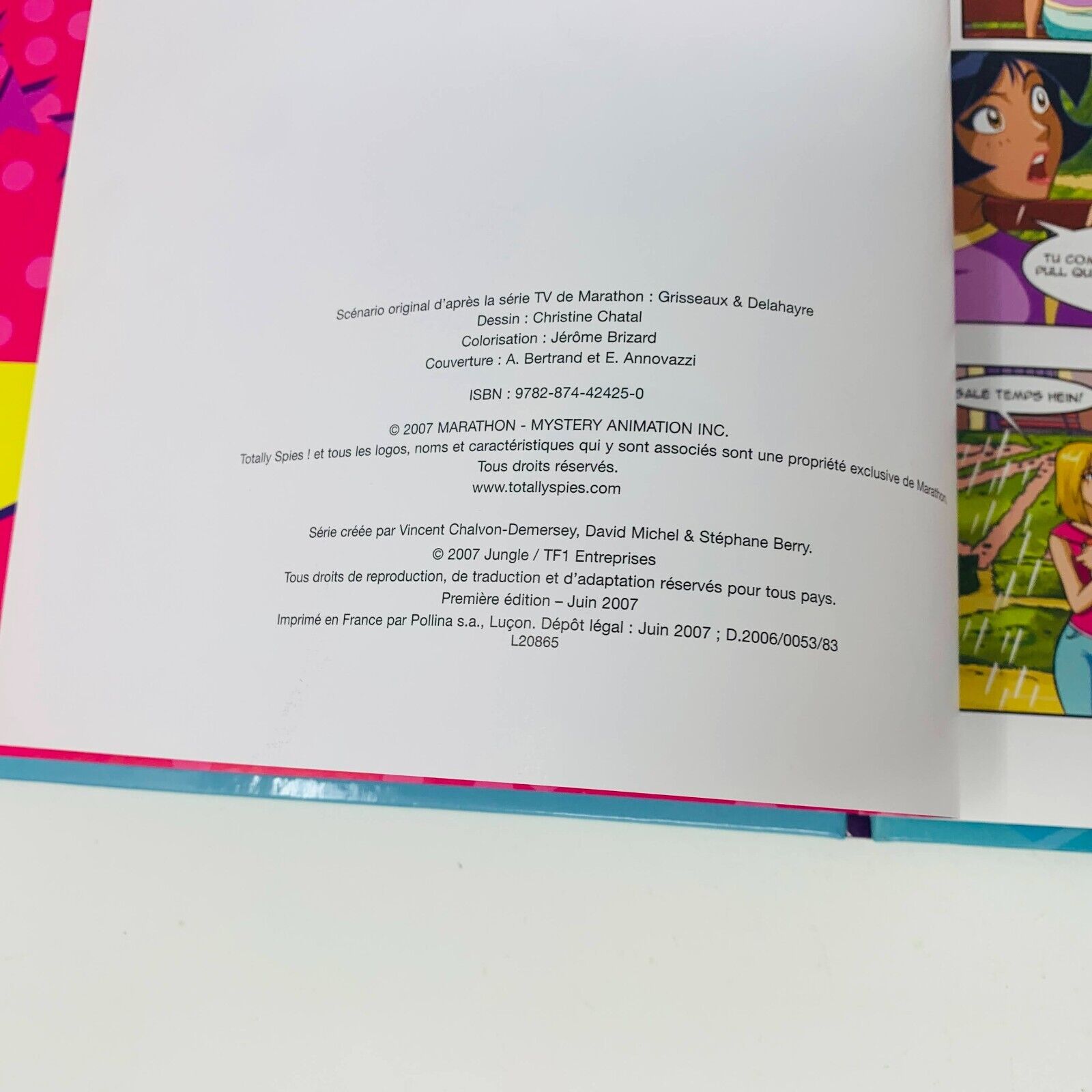 Totally Spies! #1 4 Lot de 2 Bandes Dessinées BD Jungle Grisseaux & Delahayre