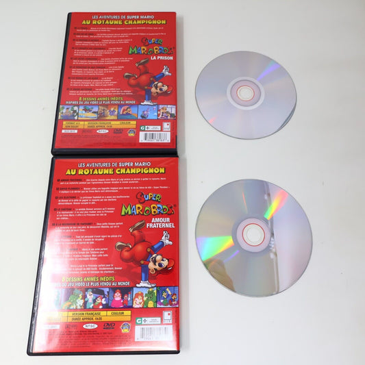 Lot Super Mario Bros DVD La Prison & Amour Fraternel Série TV NTSC Français 2007