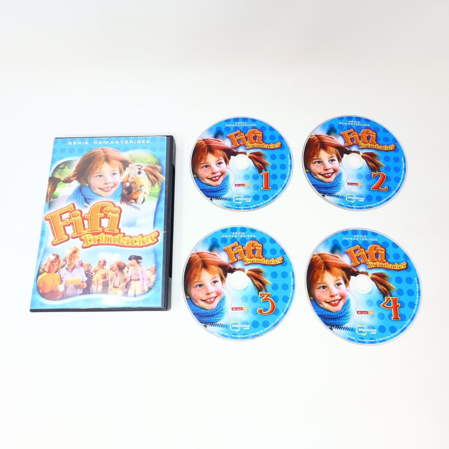Fifi Brindacier Série Originale Remasterisée DVD Français 21 Épisodes NTSC Testé