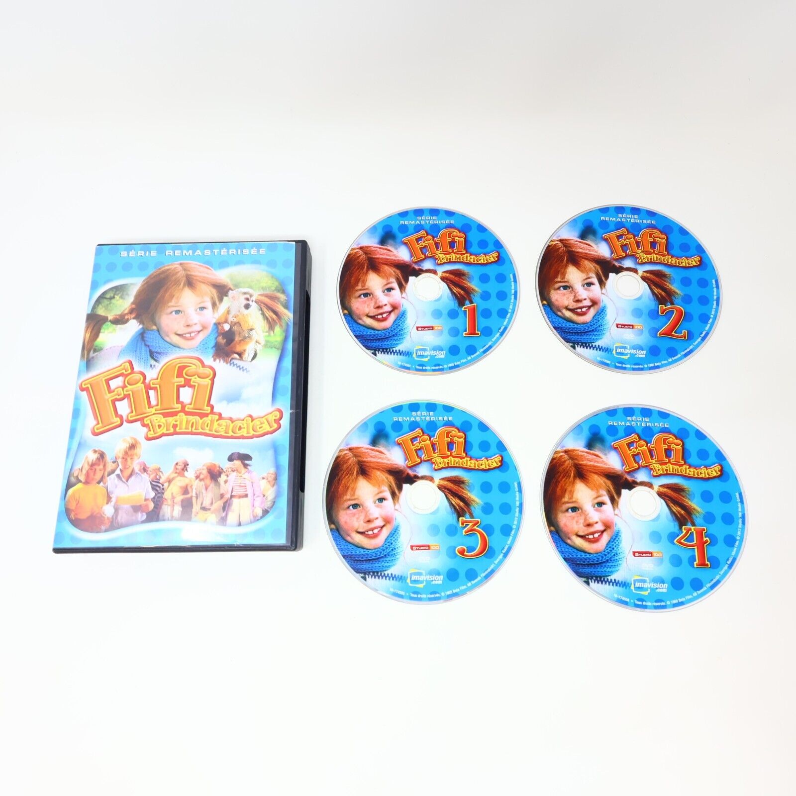 Fifi Brindacier Série Originale Remasterisée DVD Français 21 Épisodes NTSC Testé