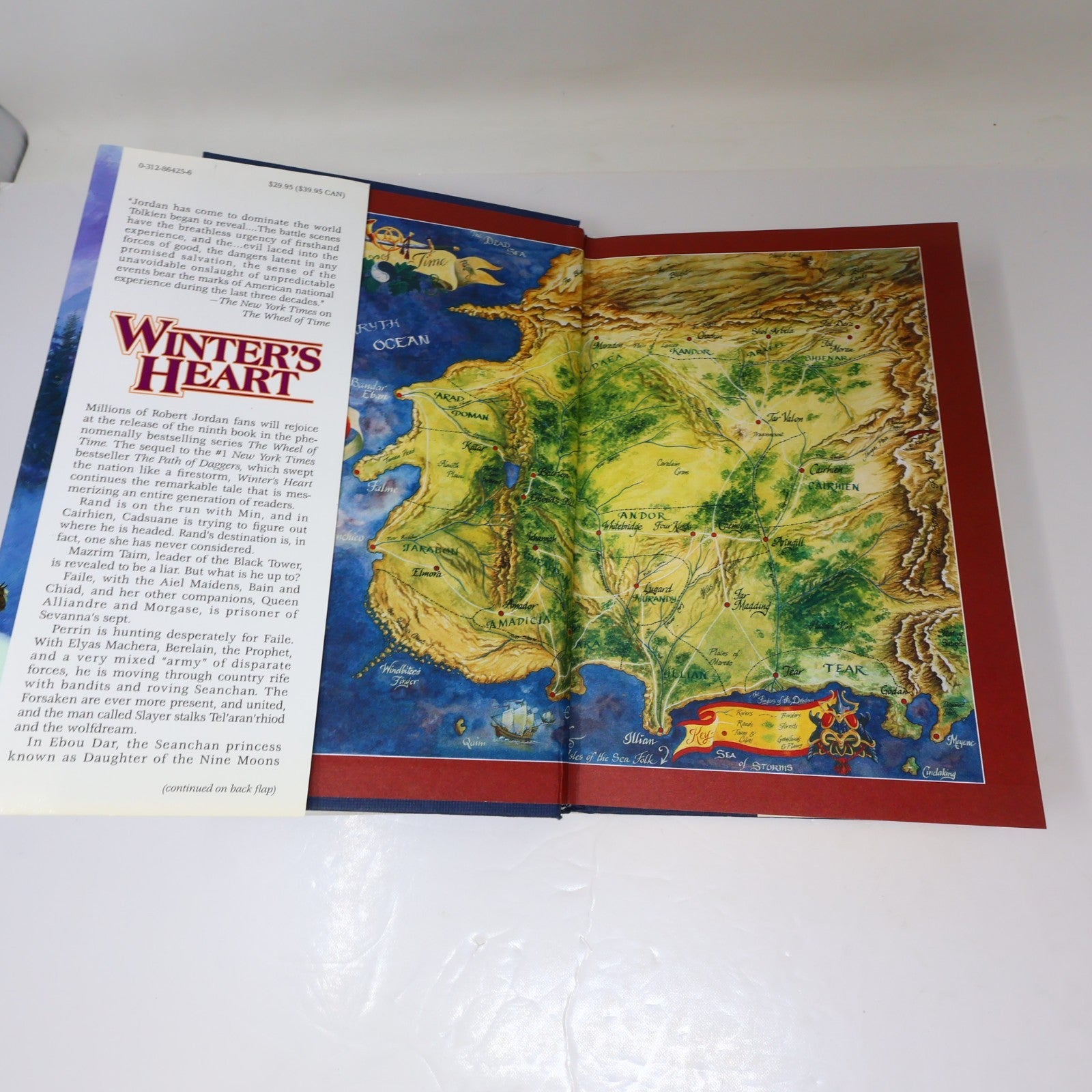 Winter's Heart Robert Jordan The Wheel of Time #9 TOR 2000 HC DJ 1st Print 2000s