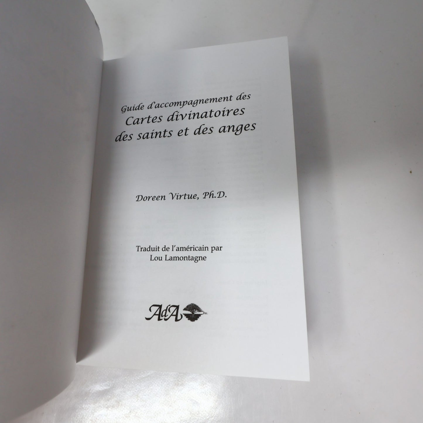 Cartes Divinatoires des Saints et des Anges Doreen Virtue Ada Complet Tarot