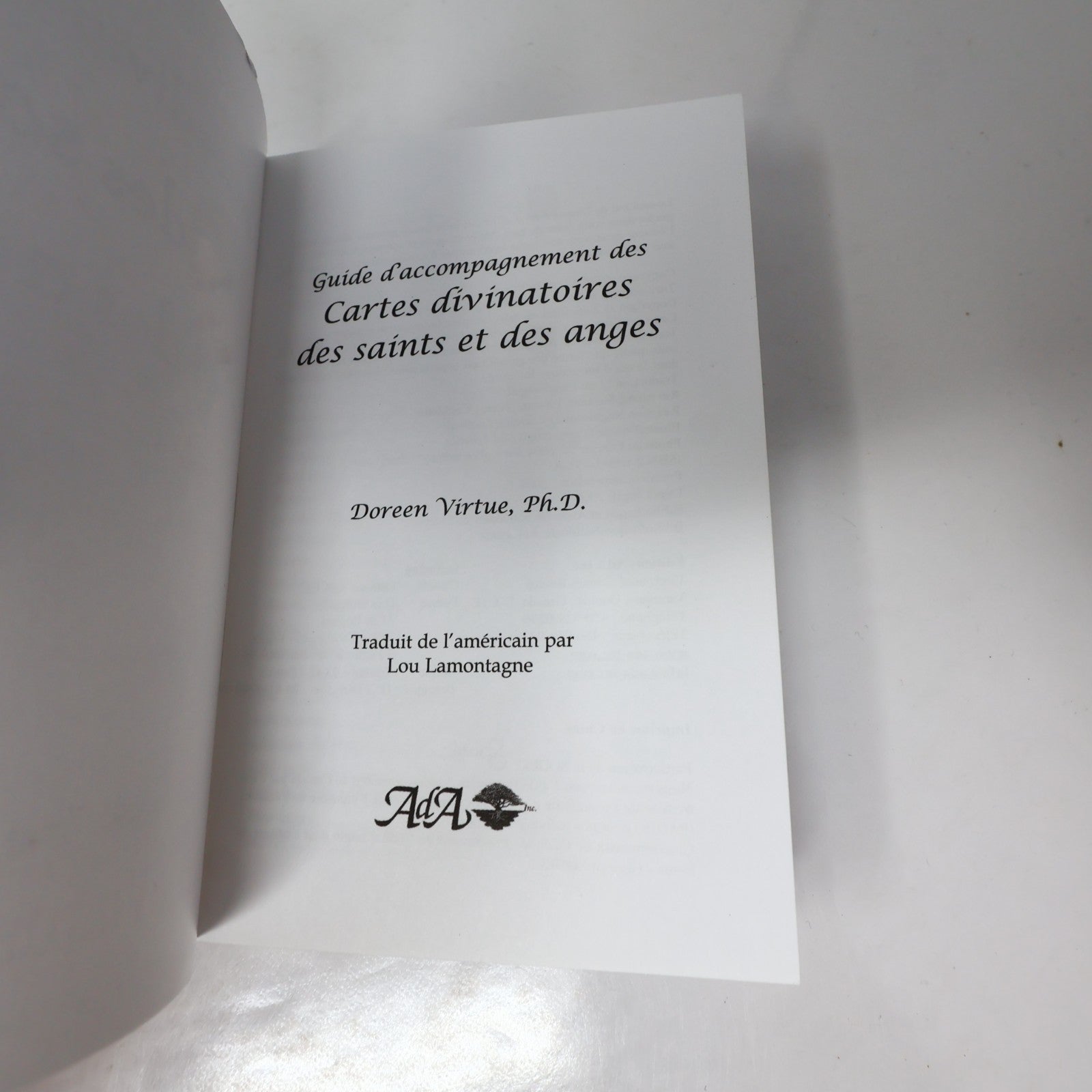 Cartes Divinatoires des Saints et des Anges Doreen Virtue Ada Complet Tarot