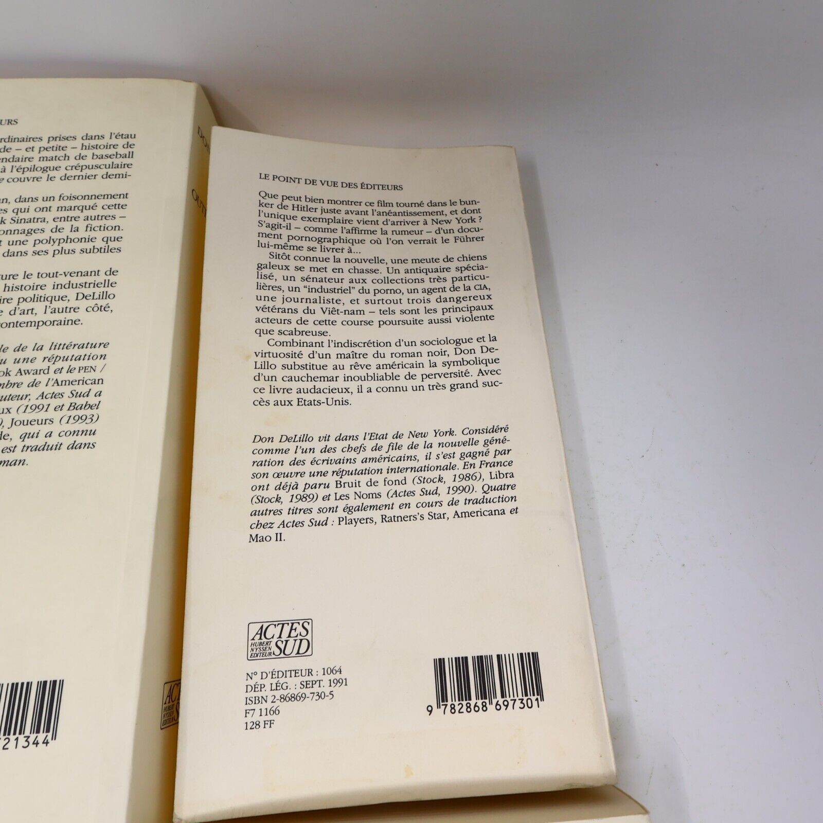 Don Delillo Outremonde L'Étoile de Ratner Chien Galeux Lot 4 Livres Roman French