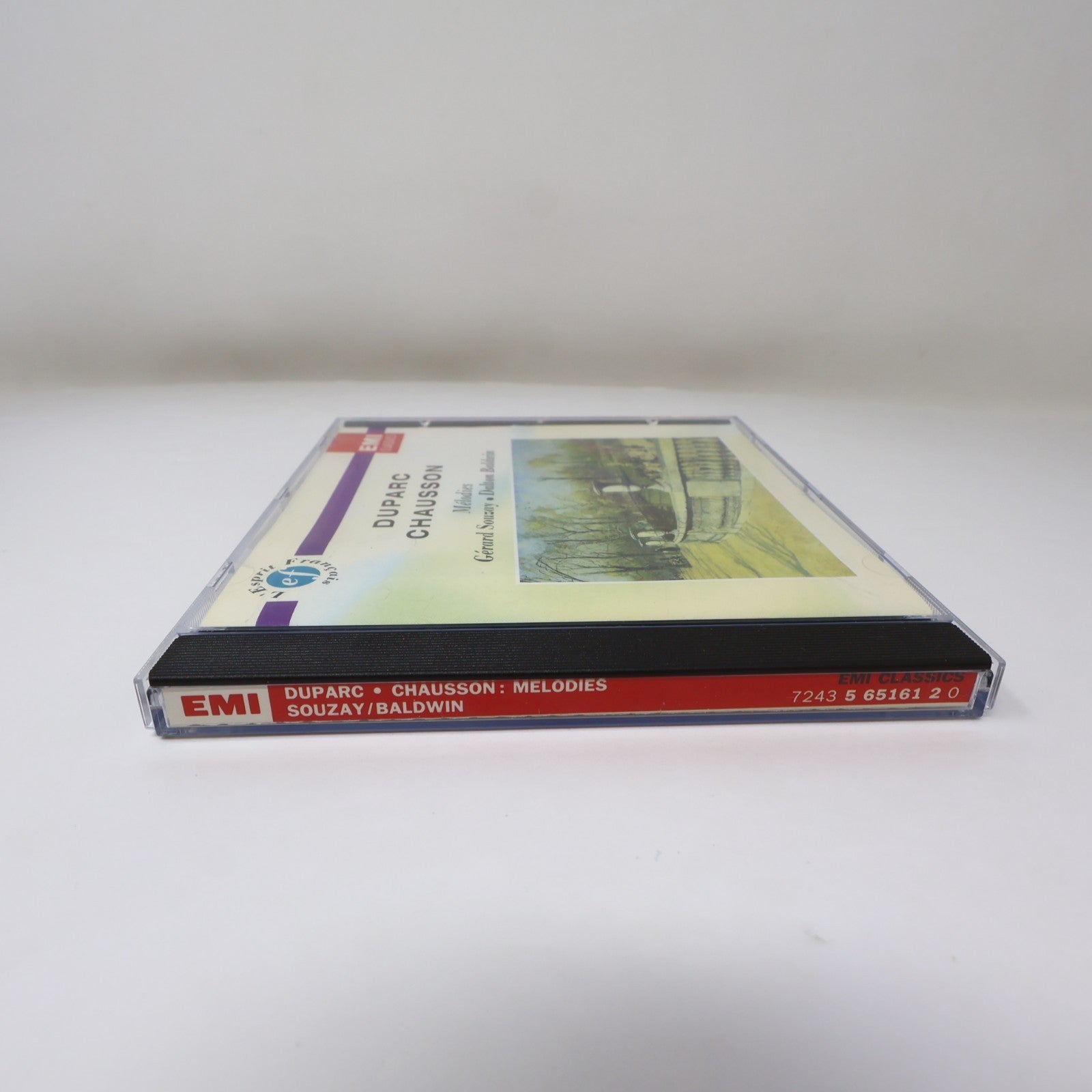 Henri Duparc/Ernest Chausson Mélodies CD Gérard Souzay/Dalton Baldwin EMI 1994