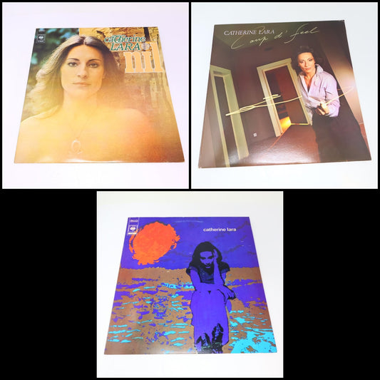 Catherine Lara Lot 3 Disques Nil/Coup D'feel/Éponyme LP 1972-1979 CBS 33RPM