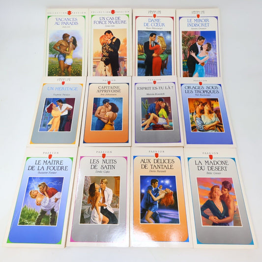 Collection Passion Club Femme Romance Vintage 1980s-90s Lot 61 Livres Français