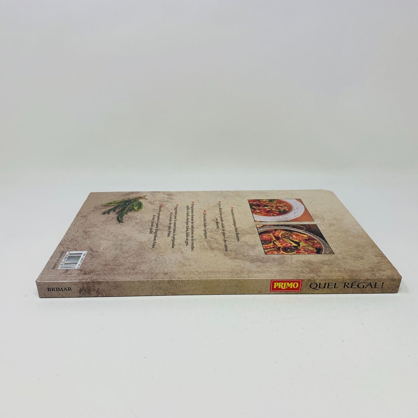 1995 Primo Quel Régal! Livre de Recettes Cuisine Vintage en Français Brimar HC