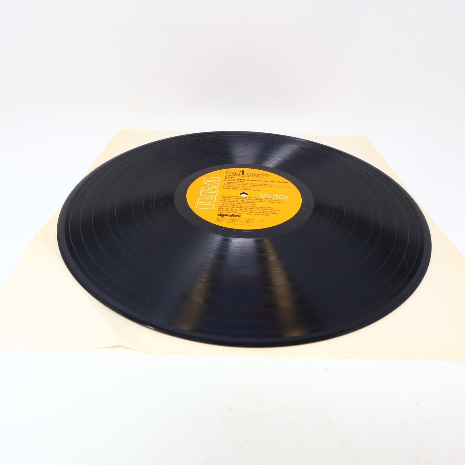 Elvis Presley Elvis As Recorded At Madison Square Garden LP Record 1972 LSP-4776