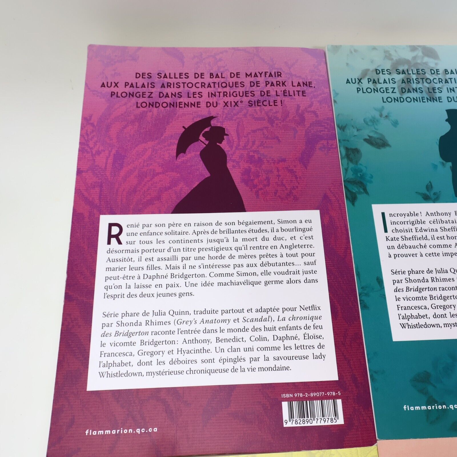 La Chronique des Bridgerton #1-9 Lot 9 Livres Julia Quinn Série Complète French