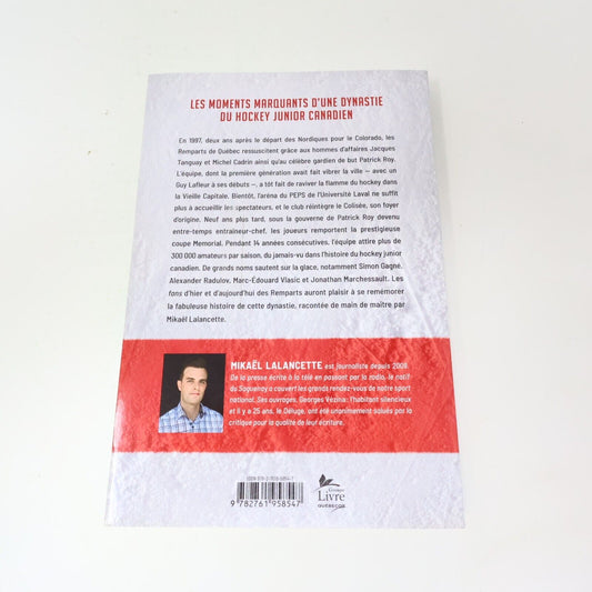 2021 Les Remparts de Québec 25 Ans de Passion de Mikaël Lalancette Hockey Livre