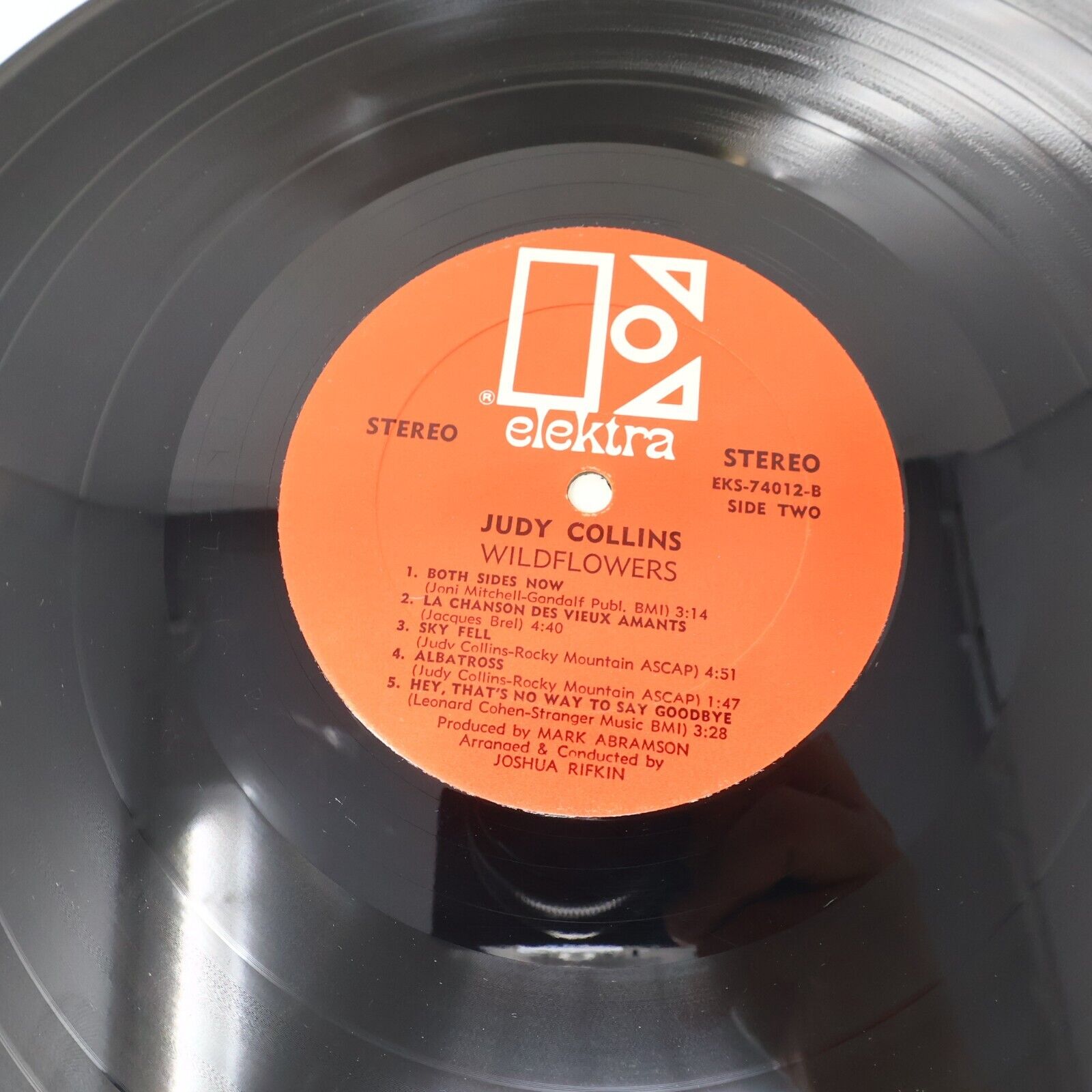 Judy Collins Wildflowers LP Record Elektra EKS-74012 Both Sides Now Michael From