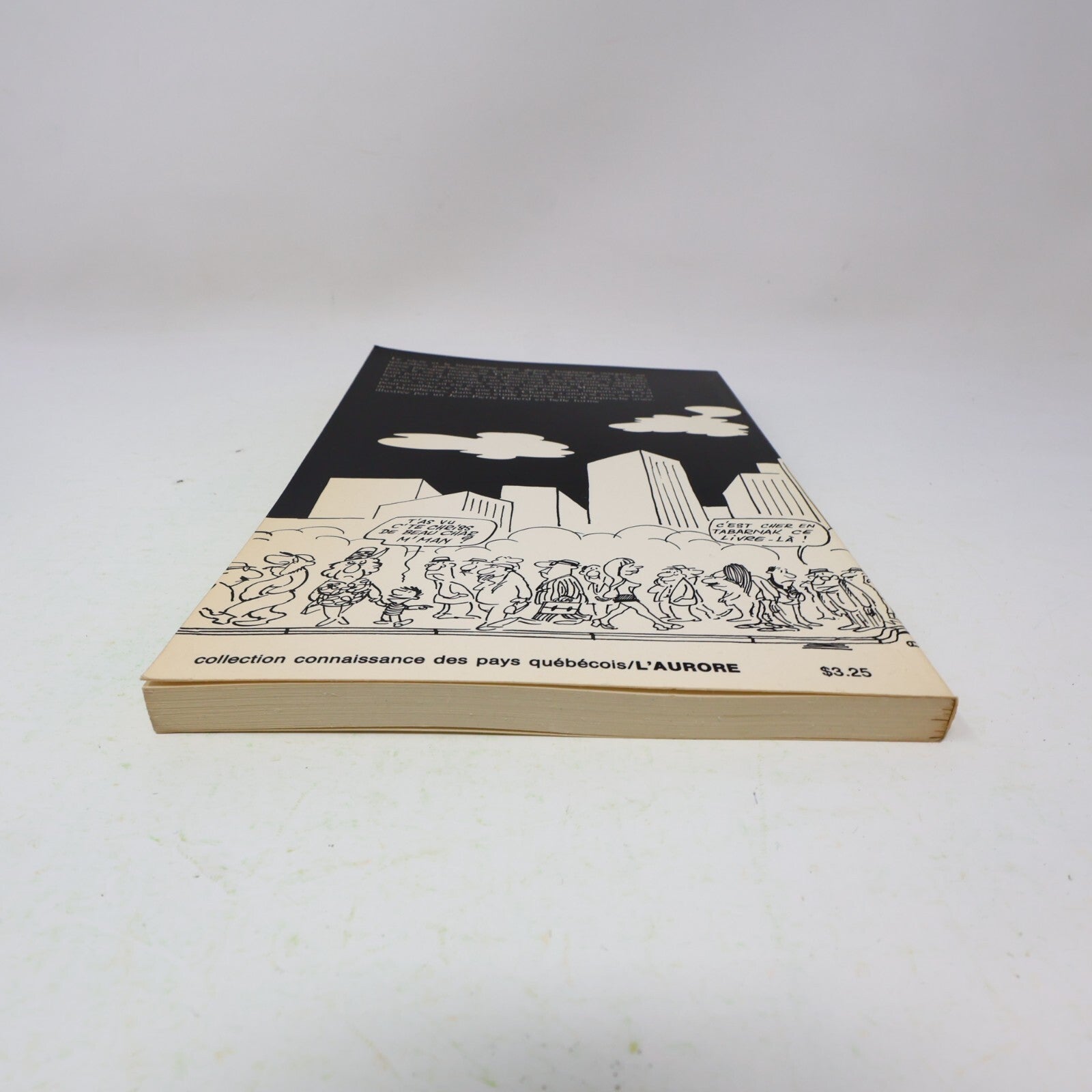 1974 Le Livre des Sacres et Blasphèmes Québécois Gilles Charest L'Aurore Société