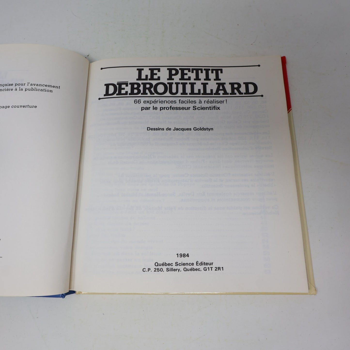 Lot 3 Les Petits Débrouillard Professeur Scientifix Livres Enfants Science 80s