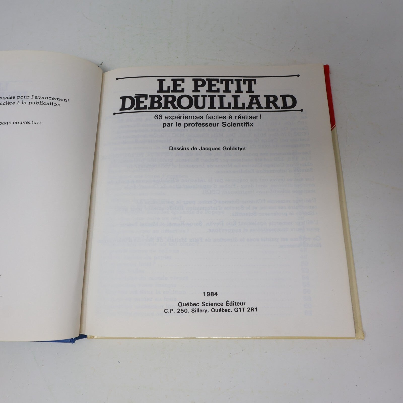 Lot 3 Les Petits Débrouillard Professeur Scientifix Livres Enfants Science 80s