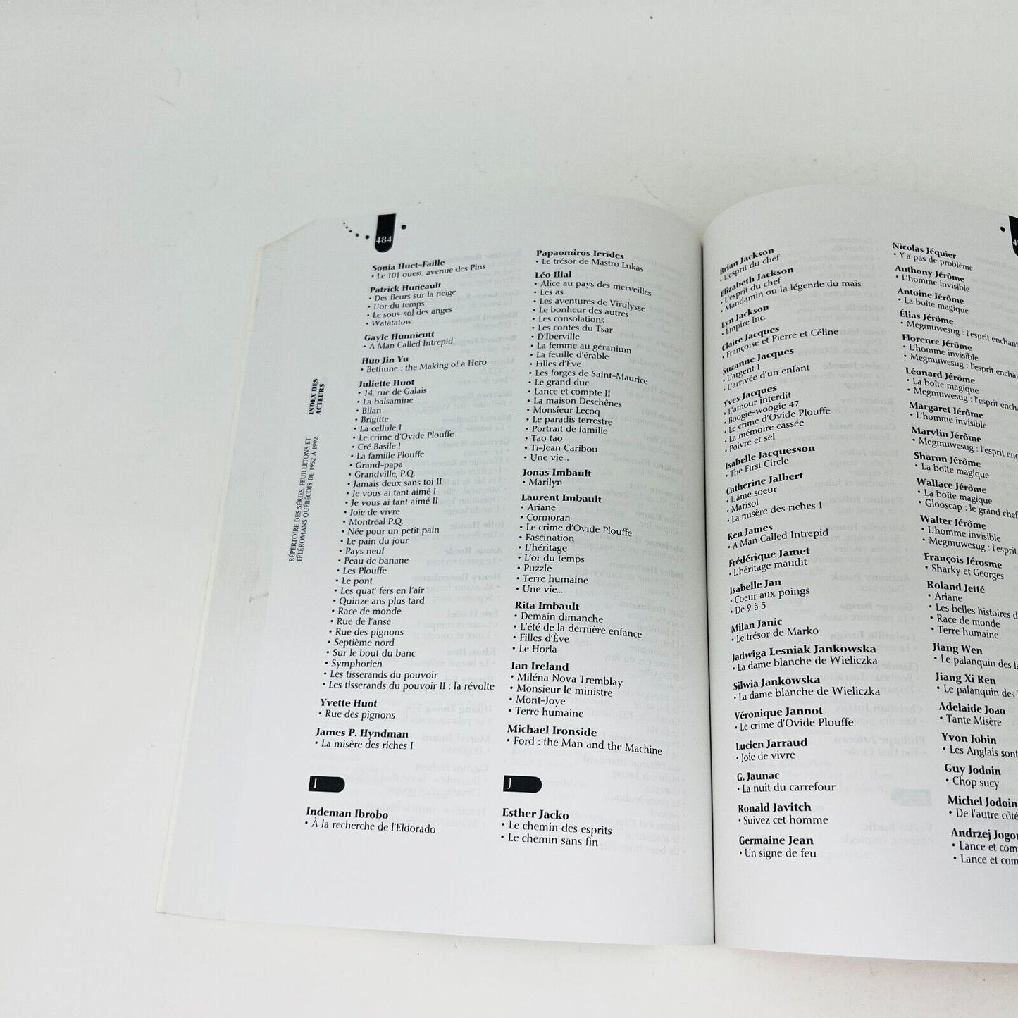 Répertoire des Séries, Feuilletons et Téléromans Québécois de 1952 à 1992 Livre