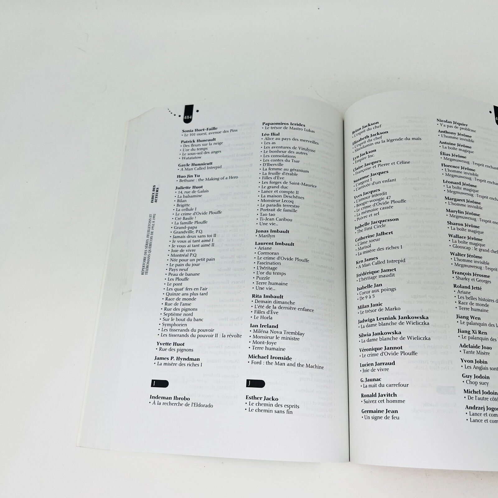 Répertoire des Séries, Feuilletons et Téléromans Québécois de 1952 à 1992 Livre