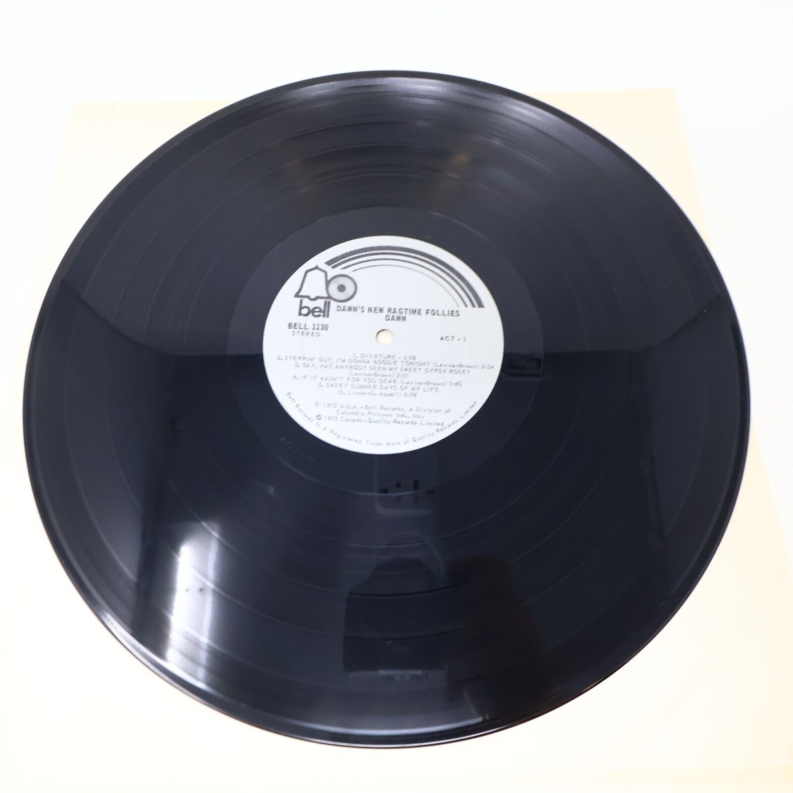 Dawn's New Ragtime Follies Featuring Tony Orlando LP Record Sweet Gypsy Rose?