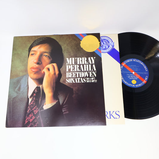 Beethoven Murray Perahia Sonatas No. 4 Op. 7 No 11 Op 22 LP Record Vinyl M 36695