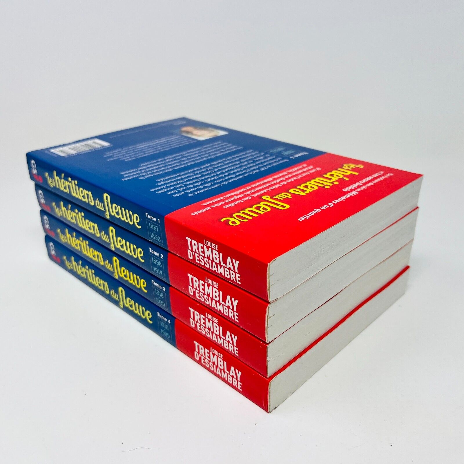 Les Héritiers du Fleuve Tomes 1-4 Série Complète de Louise Tremblay D'Essiambre