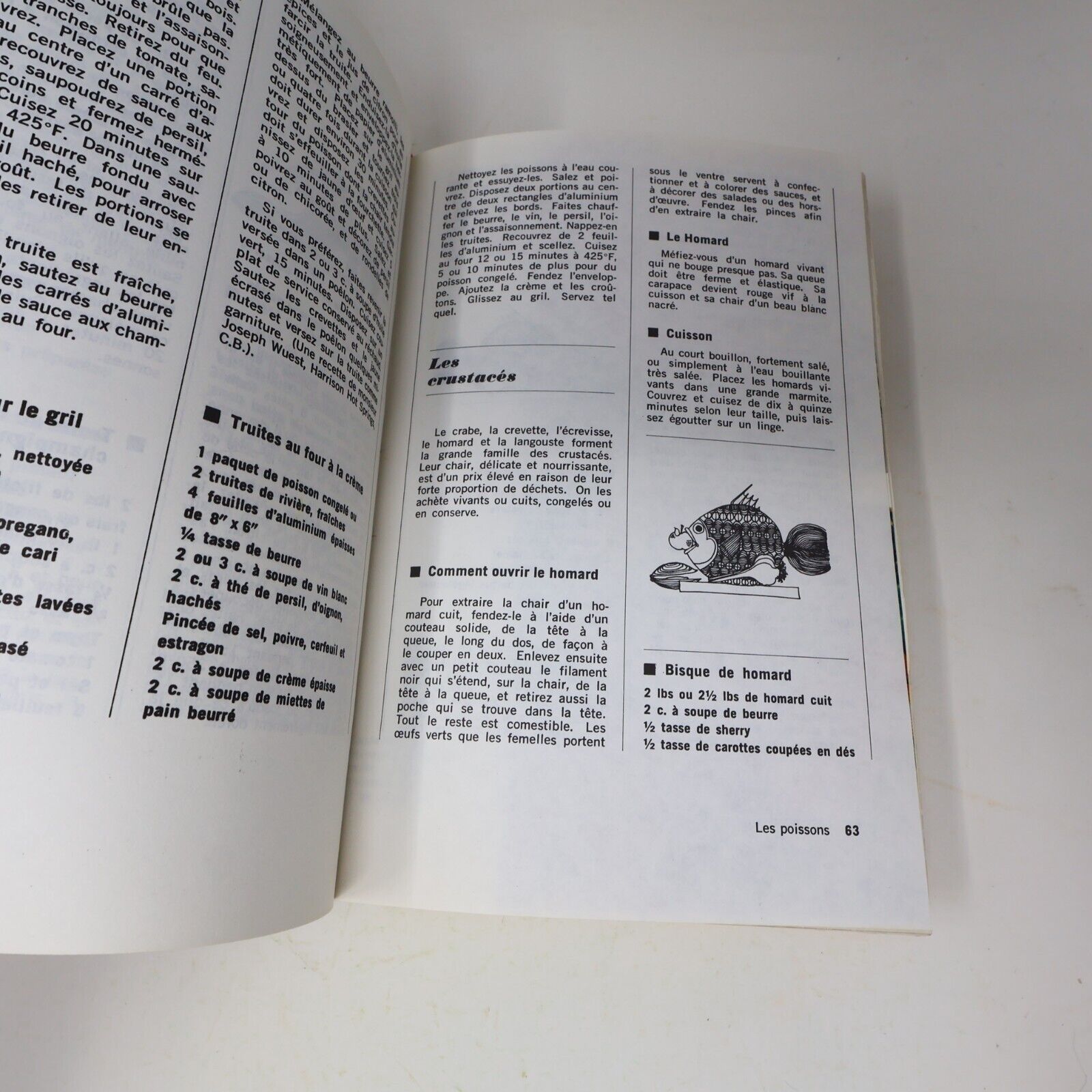 1975 Le Livre de Recettes Châtelaine Hélène Julien Cuisine Maclean-Hunter 70s HC