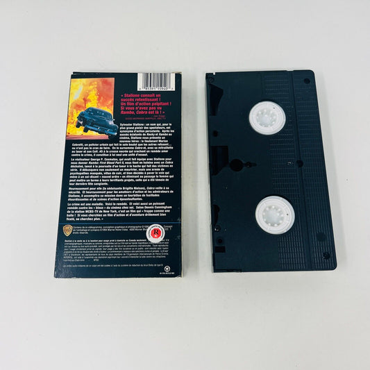 1994 Cobra VHS NTSC Testé en Français/in French Sylvester Stallone Action
