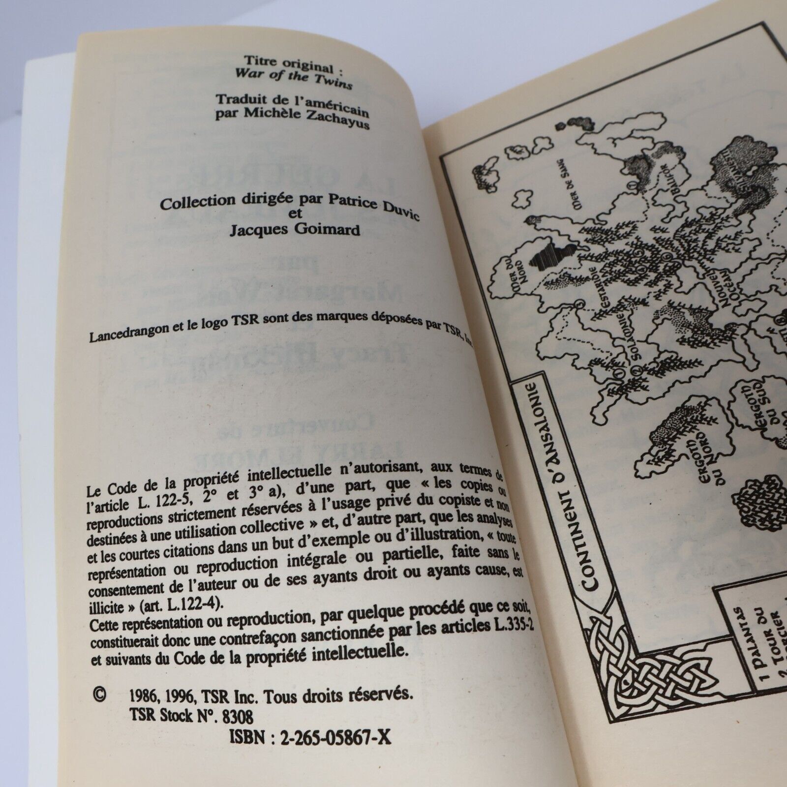 1996 LanceDragon #5 La Guerre des Jumeaux La Trilogie des Légendes Dragonlance