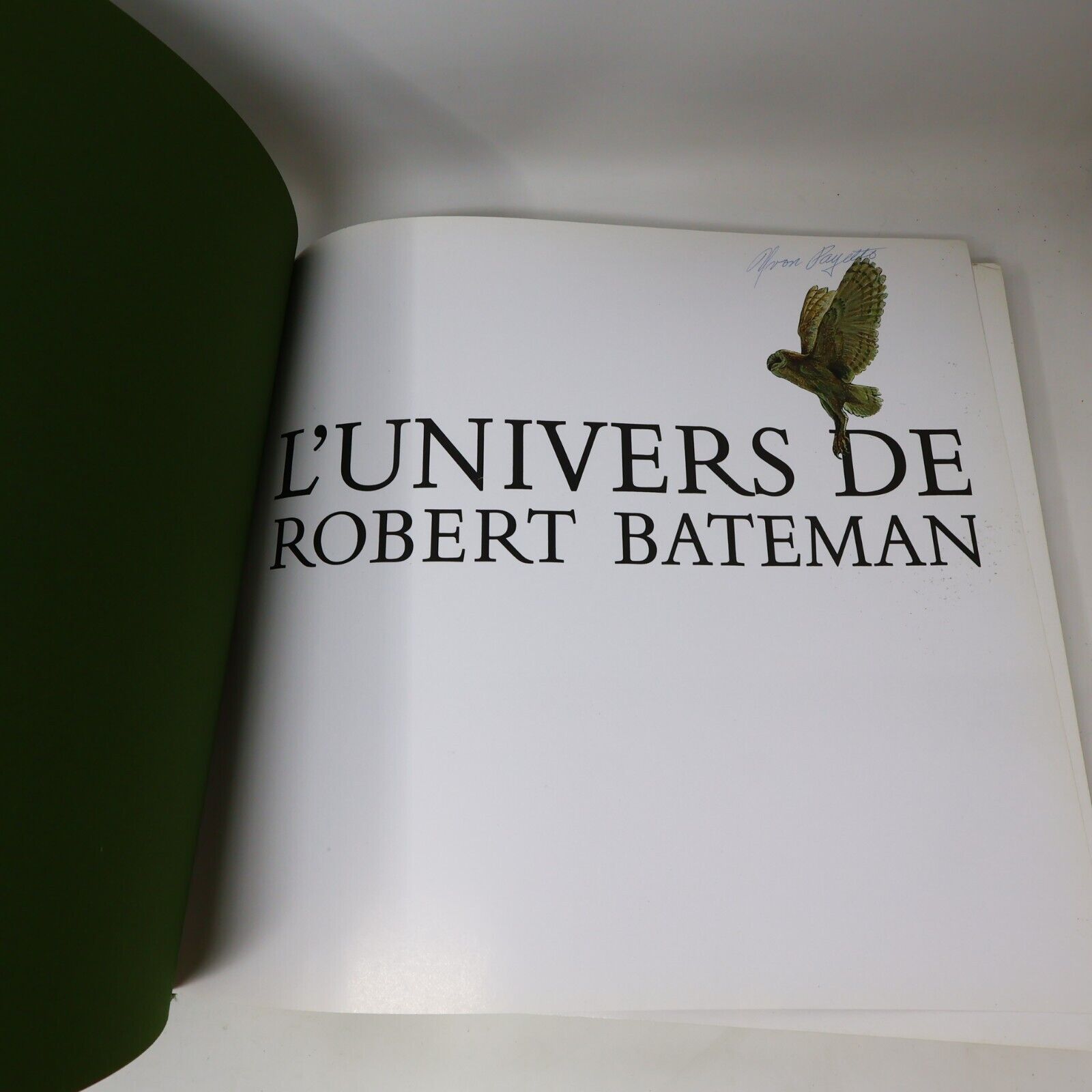 1985 L'Univers de Robert Bateman de Ramsay Derry Hardcover HC Trécarré Français